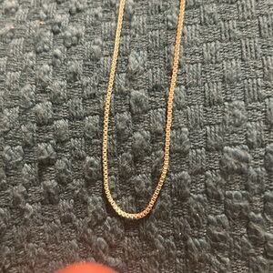 18” Sterling Silver Box Chain Necklace